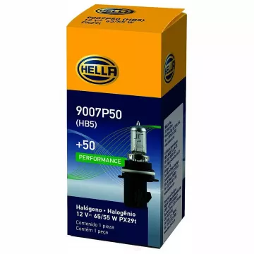 Hella 9007/HB5 65/55W Xenon Bulb, Premium +50%